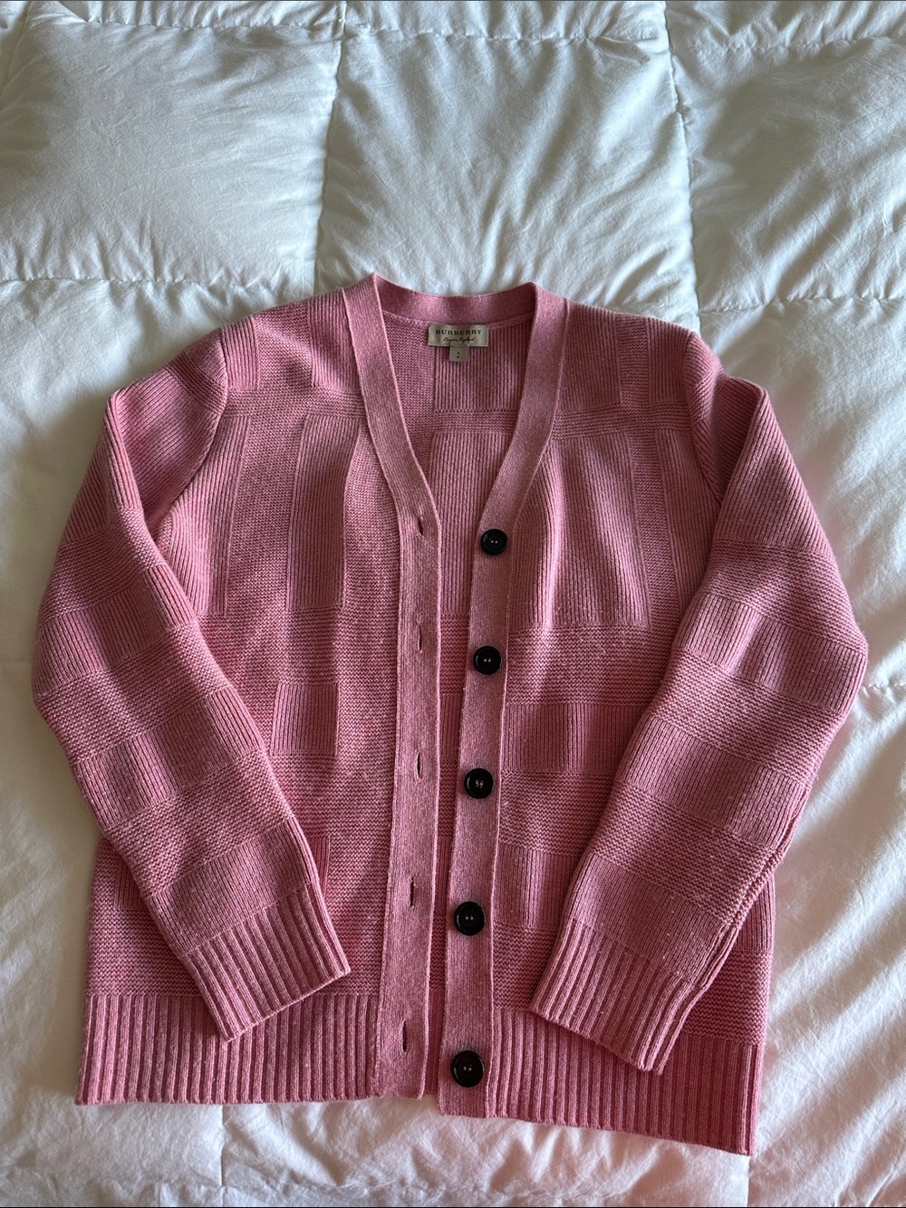 Burberry Pink Cardigan